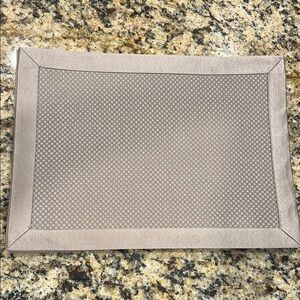 Food Network Gray Table Linens with Textured Design